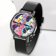 Onyourcases Queen Elizabeth II Art Custom Watch Awesome Unisex Black Top Brand Classic Plastic Quartz Watch for Men Women Premium with Gift Box Watches
