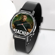 Onyourcases Reacher TV Series Custom Watch Awesome Unisex Black Top Brand Classic Plastic Quartz Watch for Men Women Premium with Gift Box Watches