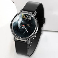Onyourcases Resident Evil Village Custom Watch Awesome Unisex Black Top Brand Classic Plastic Quartz Watch for Men Women Premium with Gift Box Watches