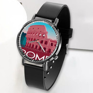 Onyourcases Rome Italy Custom Watch Awesome Unisex Black Top Brand Classic Plastic Quartz Watch for Men Women Premium with Gift Box Watches