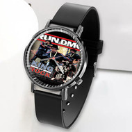 Onyourcases Run DMC King Rock Custom Watch Awesome Unisex Black Top Brand Classic Plastic Quartz Watch for Men Women Premium with Gift Box Watches