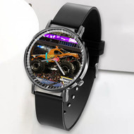 Onyourcases Scooby Doo Monster Truck Custom Watch Awesome Unisex Black Top Brand Classic Plastic Quartz Watch for Men Women Premium with Gift Box Watches