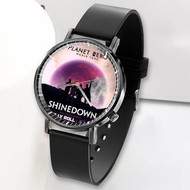 Onyourcases Shinedown Planet Zero Custom Watch Awesome Unisex Black Top Brand Classic Plastic Quartz Watch for Men Women Premium with Gift Box Watches