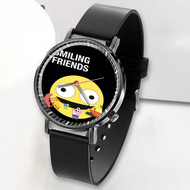 Onyourcases Smiling Friends Custom Watch Awesome Unisex Black Top Brand Classic Plastic Quartz Watch for Men Women Premium with Gift Box Watches