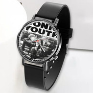 Onyourcases Sonic Youth Custom Watch Awesome Unisex Black Top Brand Classic Plastic Quartz Watch for Men Women Premium with Gift Box Watches