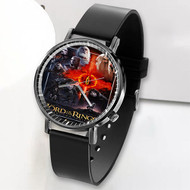 Onyourcases The Lord Of The Rings The Two Towers Custom Watch Awesome Unisex Black Top Brand Classic Plastic Quartz Watch for Men Women Premium with Gift Box Watches