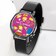 Onyourcases The Simpsons 2022 Custom Watch Awesome Unisex Black Top Brand Classic Plastic Quartz Watch for Men Women Premium with Gift Box Watches
