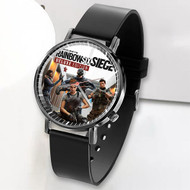Onyourcases Tom Clancy s Rainbow Six Siege Custom Watch Awesome Unisex Black Top Brand Classic Plastic Quartz Watch for Men Women Premium with Gift Box Watches