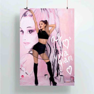 Onyourcases Ariana Grande Art Custom Poster Art Gift Silk Poster Wall Decor Home Decoration Wall Art Satin Silky Decorative Wallpaper Personalized Wall Hanging 20x14 Inch 24x35 Inch Poster