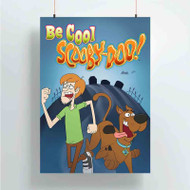Onyourcases Be Cool Scooby Doo Custom Poster Art Gift Silk Poster Wall Decor Home Decoration Wall Art Satin Silky Decorative Wallpaper Personalized Wall Hanging 20x14 Inch 24x35 Inch Poster