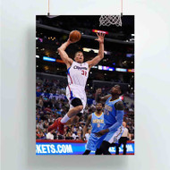 Onyourcases Blake Griffin Products Custom Poster Art Gift Silk Poster Wall Decor Home Decoration Wall Art Satin Silky Decorative Wallpaper Personalized Wall Hanging 20x14 Inch 24x35 Inch Poster