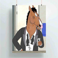 Onyourcases Bo Jack Horseman Selfie Custom Poster Art Gift Silk Poster Wall Decor Home Decoration Wall Art Satin Silky Decorative Wallpaper Personalized Wall Hanging 20x14 Inch 24x35 Inch Poster