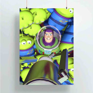 Onyourcases Buzz Toy Story Disney Custom Poster Art Gift Silk Poster Wall Decor Home Decoration Wall Art Satin Silky Decorative Wallpaper Personalized Wall Hanging 20x14 Inch 24x35 Inch Poster