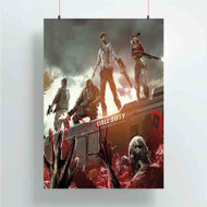 Onyourcases Call of Duty Zombies 2016 Custom Poster Art Gift Silk Poster Wall Decor Home Decoration Wall Art Satin Silky Decorative Wallpaper Personalized Wall Hanging 20x14 Inch 24x35 Inch Poster