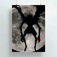 Onyourcases Death Note Shinigami Ryuk Moon Custom Poster Art Gift Silk Poster Wall Decor Home Decoration Wall Art Satin Silky Decorative Wallpaper Personalized Wall Hanging 20x14 Inch 24x35 Inch Poster