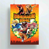 Onyourcases Dinosaur King Custom Poster Art Gift Silk Poster Wall Decor Home Decoration Wall Art Satin Silky Decorative Wallpaper Personalized Wall Hanging 20x14 Inch 24x35 Inch Poster