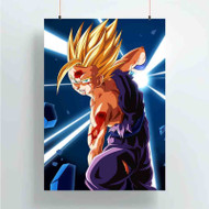 Onyourcases Gohan Super Saiyan 2 Dragon Ball Z Custom Poster Art Gift Silk Poster Wall Decor Home Decoration Wall Art Satin Silky Decorative Wallpaper Personalized Wall Hanging 20x14 Inch 24x35 Inch Poster