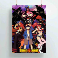 Onyourcases Gurren Lagann Custom Poster Art Gift Silk Poster Wall Decor Home Decoration Wall Art Satin Silky Decorative Wallpaper Personalized Wall Hanging 20x14 Inch 24x35 Inch Poster