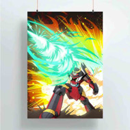 Onyourcases Gurren Lagann Final Battle Custom Poster Art Gift Silk Poster Wall Decor Home Decoration Wall Art Satin Silky Decorative Wallpaper Personalized Wall Hanging 20x14 Inch 24x35 Inch Poster