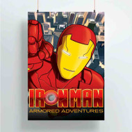 Onyourcases Iron Man Armored Adventures Custom Poster Art Gift Silk Poster Wall Decor Home Decoration Wall Art Satin Silky Decorative Wallpaper Personalized Wall Hanging 20x14 Inch 24x35 Inch Poster