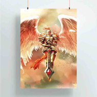 Onyourcases Kayle League of Legends Products Custom Poster Art Gift Silk Poster Wall Decor Home Decoration Wall Art Satin Silky Decorative Wallpaper Personalized Wall Hanging 20x14 Inch 24x35 Inch Poster
