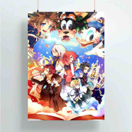 Onyourcases Kingdom Hearts Characters Custom Poster Art Gift Silk Poster Wall Decor Home Decoration Wall Art Satin Silky Decorative Wallpaper Personalized Wall Hanging 20x14 Inch 24x35 Inch Poster