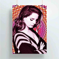 Onyourcases Lana Del Rey Arts Custom Poster Art Gift Silk Poster Wall Decor Home Decoration Wall Art Satin Silky Decorative Wallpaper Personalized Wall Hanging 20x14 Inch 24x35 Inch Poster