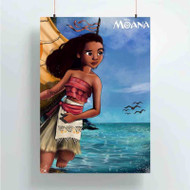 Onyourcases Moana Disney Custom Poster Art Gift Silk Poster Wall Decor Home Decoration Wall Art Satin Silky Decorative Wallpaper Personalized Wall Hanging 20x14 Inch 24x35 Inch Poster