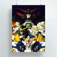 Onyourcases Mobile Suit Gundam Wing Custom Poster Art Gift Silk Poster Wall Decor Home Decoration Wall Art Satin Silky Decorative Wallpaper Personalized Wall Hanging 20x14 Inch 24x35 Inch Poster
