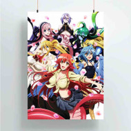 Onyourcases Monster Musume no Iru Custom Poster Art Gift Silk Poster Wall Decor Home Decoration Wall Art Satin Silky Decorative Wallpaper Personalized Wall Hanging 20x14 Inch 24x35 Inch Poster