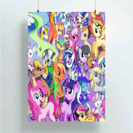 Onyourcases My Little Pony Friendship Is Magic Products Custom Poster Art Gift Silk Poster Wall Decor Home Decoration Wall Art Satin Silky Decorative Wallpaper Personalized Wall Hanging 20x14 Inch 24x35 Inch Poster