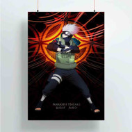Onyourcases Naruto Shippuden Kakashi Hatake Custom Poster Art Gift Silk Poster Wall Decor Home Decoration Wall Art Satin Silky Decorative Wallpaper Personalized Wall Hanging 20x14 Inch 24x35 Inch Poster