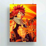 Onyourcases Natsu Dragneel Fairy Tail Custom Poster Art Gift Silk Poster Wall Decor Home Decoration Wall Art Satin Silky Decorative Wallpaper Personalized Wall Hanging 20x14 Inch 24x35 Inch Poster
