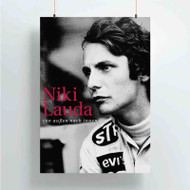 Onyourcases Niki Lauda Products Custom Poster Art Gift Silk Poster Wall Decor Home Decoration Wall Art Satin Silky Decorative Wallpaper Personalized Wall Hanging 20x14 Inch 24x35 Inch Poster