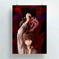 Onyourcases Ryuk Death Note Custom Poster Art Gift Silk Poster Wall Decor Home Decoration Wall Art Satin Silky Decorative Wallpaper Personalized Wall Hanging 20x14 Inch 24x35 Inch Poster