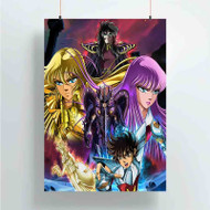 Onyourcases Saint Seiya Products Custom Poster Art Gift Silk Poster Wall Decor Home Decoration Wall Art Satin Silky Decorative Wallpaper Personalized Wall Hanging 20x14 Inch 24x35 Inch Poster