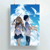 Onyourcases Shigatsu wa Kimi no Uso Products Custom Poster Art Gift Silk Poster Wall Decor Home Decoration Wall Art Satin Silky Decorative Wallpaper Personalized Wall Hanging 20x14 Inch 24x35 Inch Poster