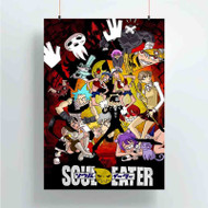 Onyourcases Soul Eater Friends Custom Poster Art Gift Silk Poster Wall Decor Home Decoration Wall Art Satin Silky Decorative Wallpaper Personalized Wall Hanging 20x14 Inch 24x35 Inch Poster
