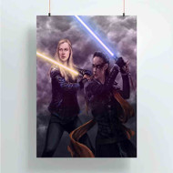 Onyourcases Star Wars The 100 Custom Poster Art Gift Silk Poster Wall Decor Home Decoration Wall Art Satin Silky Decorative Wallpaper Personalized Wall Hanging 20x14 Inch 24x35 Inch Poster