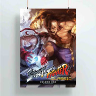 Onyourcases Street Fighter Classic Volume 1 Custom Poster Art Gift Silk Poster Wall Decor Home Decoration Wall Art Satin Silky Decorative Wallpaper Personalized Wall Hanging 20x14 Inch 24x35 Inch Poster