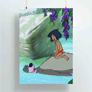 Onyourcases The Jungle Book Disney 1967 Custom Poster Art Gift Silk Poster Wall Decor Home Decoration Wall Art Satin Silky Decorative Wallpaper Personalized Wall Hanging 20x14 Inch 24x35 Inch Poster
