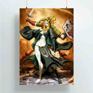 Onyourcases The Legend of Zelda Link and Mida Custom Poster Art Gift Silk Poster Wall Decor Home Decoration Wall Art Satin Silky Decorative Wallpaper Personalized Wall Hanging 20x14 Inch 24x35 Inch Poster