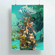 Onyourcases Wakfu Custom Poster Art Gift Silk Poster Wall Decor Home Decoration Wall Art Satin Silky Decorative Wallpaper Personalized Wall Hanging 20x14 Inch 24x35 Inch Poster