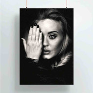 Onyourcases Adele Singer Custom Poster Ideas Silk Poster Wall Decor Home Decoration Wall Art Satin Silky Decorative Wallpaper Personalized Wall Hanging 20x14 Inch 24x35 Inch Poster