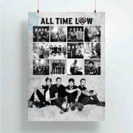 Onyourcases All Time Low Photo Collage Custom Poster Ideas Silk Poster Wall Decor Home Decoration Wall Art Satin Silky Decorative Wallpaper Personalized Wall Hanging 20x14 Inch 24x35 Inch Poster