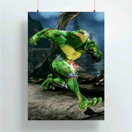 Onyourcases Battletoads Run Games Custom Poster Ideas Silk Poster Wall Decor Home Decoration Wall Art Satin Silky Decorative Wallpaper Personalized Wall Hanging 20x14 Inch 24x35 Inch Poster