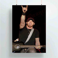 Onyourcases Brantley Gilbert With Guitar Custom Poster Ideas Silk Poster Wall Decor Home Decoration Wall Art Satin Silky Decorative Wallpaper Personalized Wall Hanging 20x14 Inch 24x35 Inch Poster