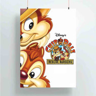 Onyourcases Chip and Dale Disney Rescue Rangers Custom Poster Ideas Silk Poster Wall Decor Home Decoration Wall Art Satin Silky Decorative Wallpaper Personalized Wall Hanging 20x14 Inch 24x35 Inch Poster