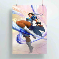 Onyourcases Chun Li from Street Fighter Custom Poster Ideas Silk Poster Wall Decor Home Decoration Wall Art Satin Silky Decorative Wallpaper Personalized Wall Hanging 20x14 Inch 24x35 Inch Poster