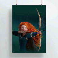 Onyourcases Disney Brave Merida Archer Custom Poster Ideas Silk Poster Wall Decor Home Decoration Wall Art Satin Silky Decorative Wallpaper Personalized Wall Hanging 20x14 Inch 24x35 Inch Poster